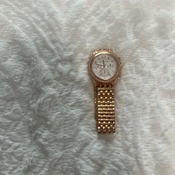 Michael Kors Rose Gold Chronograph Watch - Picture 2 of 4